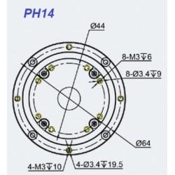 1 Harmonik Robot Eklem Aktüatörü Ph08